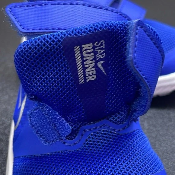 NEW NIIKE STAR RUNNER 2 (TDV) SNEAKERS Toddler Boy Size 3C Royal Blue - Picture 7 of 11